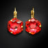Серьги "Fantāzija (Scarlet)" с кристаллами Swarovski™